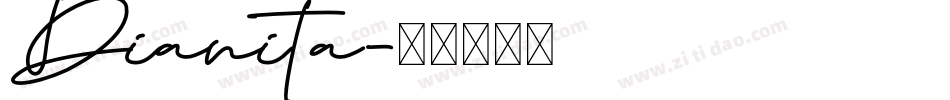 Dianita字体转换
