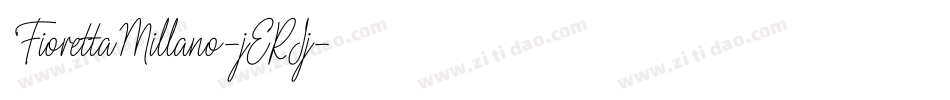 FiorettaMillano-jERJj字体转换