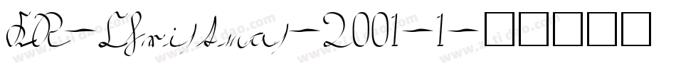 KR-Christmas-2001-1字体转换