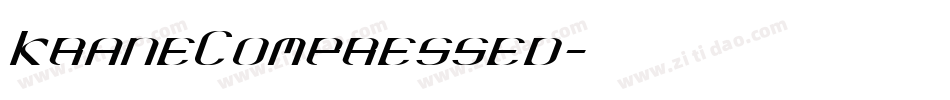 KraneCompressed字体转换