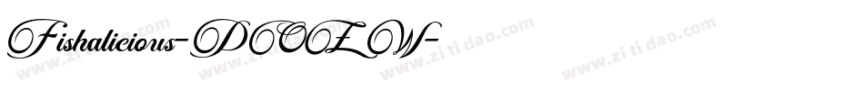 Fishalicious-DOZW字体转换
