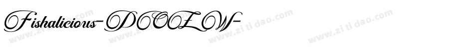Fishalicious-DOZW字体转换