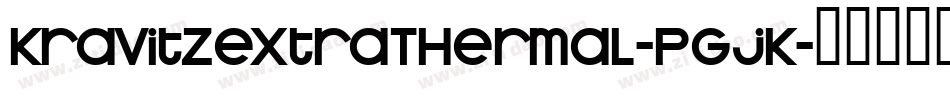 KravitzExtraThermal-pgjK字体转换