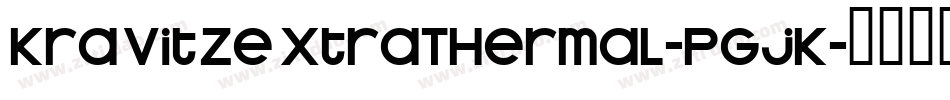 KravitzExtraThermal-pgjK字体转换