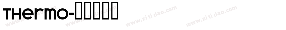 Thermo字体转换