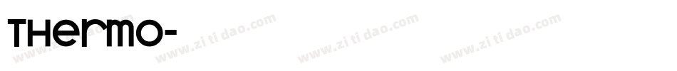 Thermo字体转换