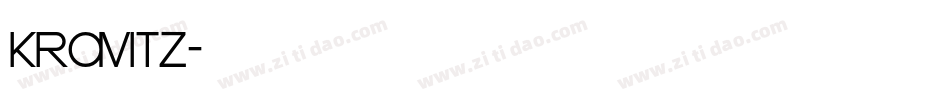 KRAVITZ字体转换