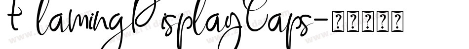 FlamingDisplayCaps字体转换