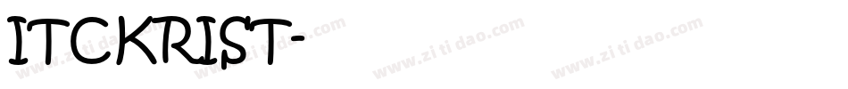 ITCKRIST字体转换