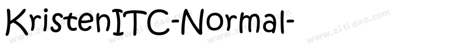KristenITC-Normal字体转换