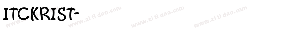 ITCKRIST字体转换