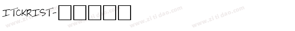 ITCKRIST字体转换
