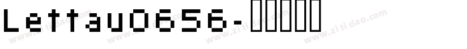 Lettau0656字体转换