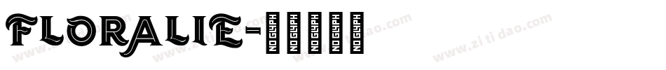 FLORALIE字体转换