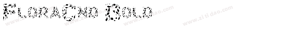 FloraCnd-Bold字体转换