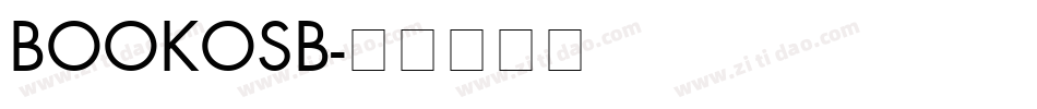 BOOKOSB字体转换