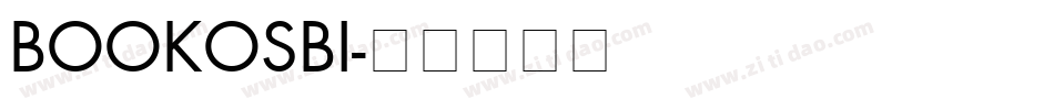 BOOKOSBI字体转换