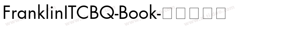 FranklinITCBQ-Book字体转换
