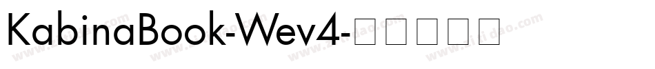 KabinaBook-Wev4字体转换