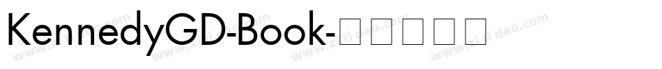 KennedyGD-Book字体转换