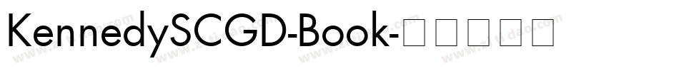 KennedySCGD-Book字体转换