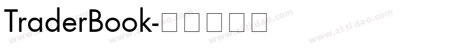 TraderBook字体转换