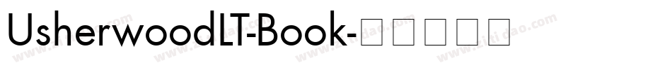 UsherwoodLT-Book字体转换