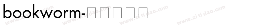 bookworm字体转换