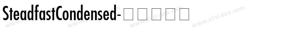 SteadfastCondensed字体转换