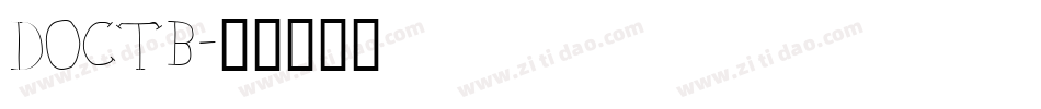 DOCTB字体转换