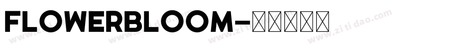 Flowerbloom字体转换