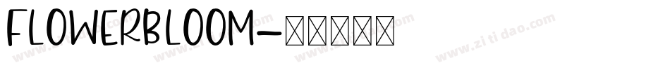 Flowerbloom字体转换