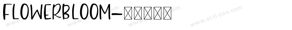 Flowerbloom字体转换