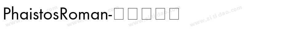 PhaistosRoman字体转换