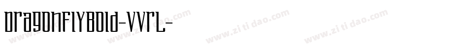 DragonFlyBold-vVrL字体转换