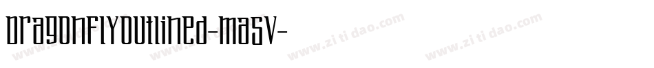 DragonFlyOutlined-ma5v字体转换