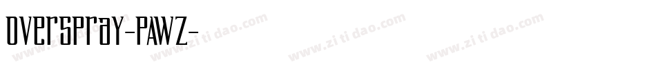 Overspray-PAWZ字体转换