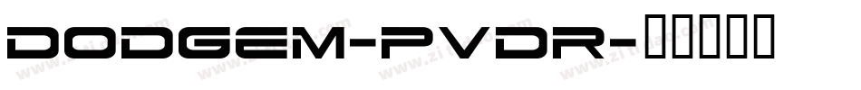 Dodgem-PVdr字体转换