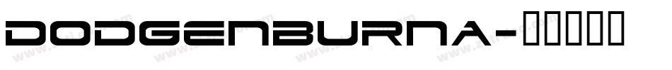 DodgenburnA字体转换