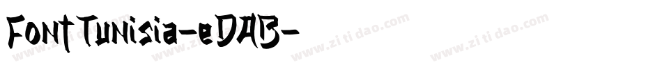 FontTunisia-eDAB字体转换