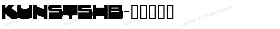 KUNSTSHB字体转换
