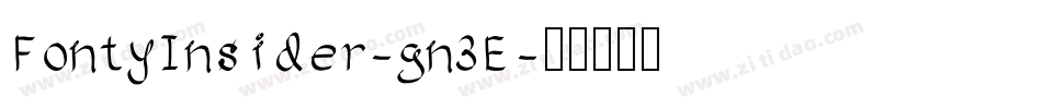 FontyInsider-gn3E字体转换