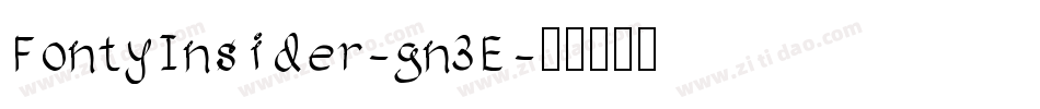 FontyInsider-gn3E字体转换