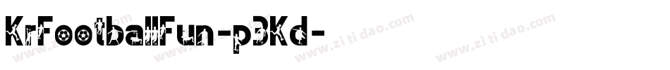 KrFootballFun-p3Kd字体转换