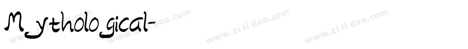Mythological字体转换