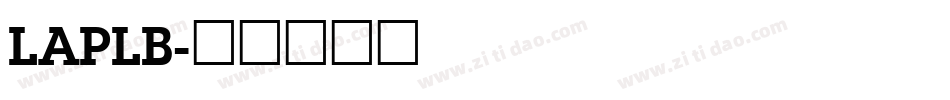 LAPLB字体转换