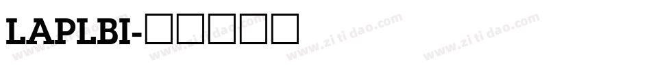 LAPLBI字体转换