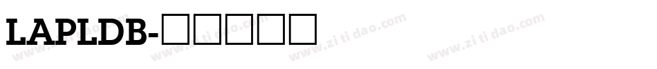 LAPLDB字体转换