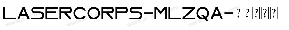 LaserCorps-mLZqa字体转换