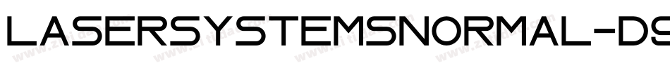 LaserSystemsNormal-d9jV字体转换